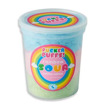 Sour Rainbow cotton candy