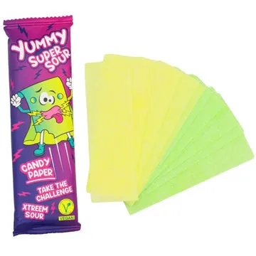Yummy Super Sour Candy Paper
