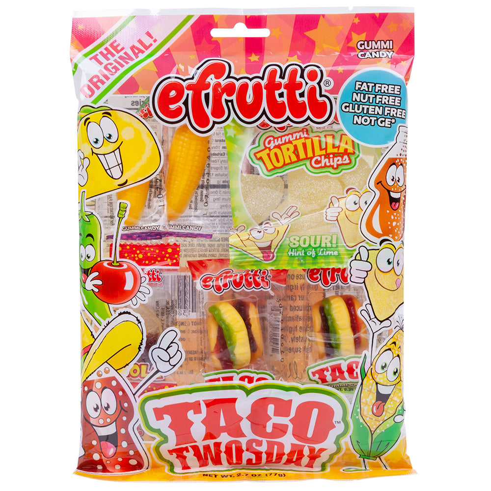 efrutti Taco Twosday Confection - Nibblers Popcorn Company