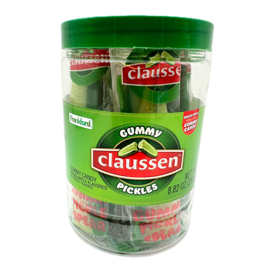 Claussen Gummy Pickles Jar Confection - Nibblers Popcorn Company