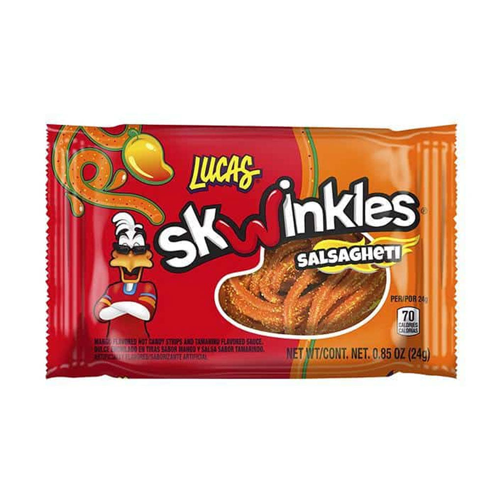 Skwinkles - Salsagheti Mango Confection - Nibblers Popcorn Company