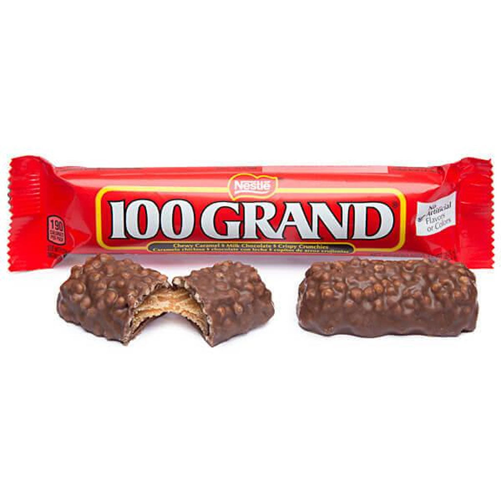 100 Grand Bar Confection - Nibblers Popcorn Company