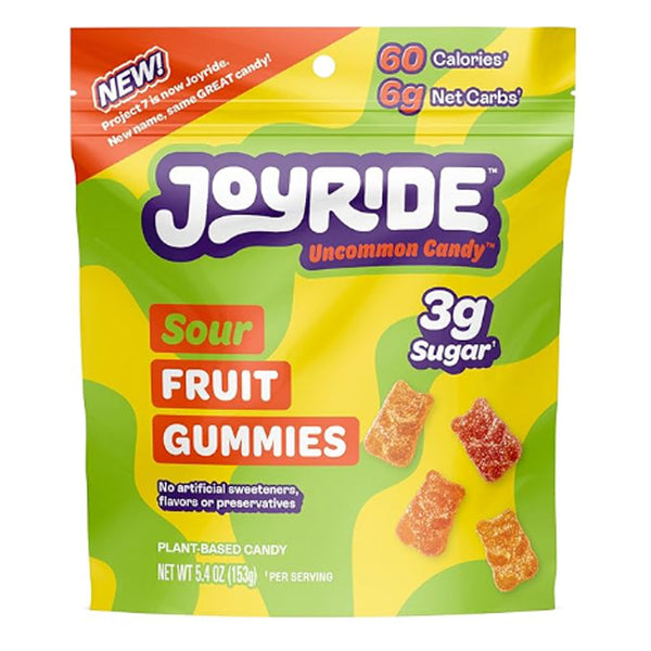 Joyride Zero Sugar Sour Gummies - Nibblers Popcorn Company