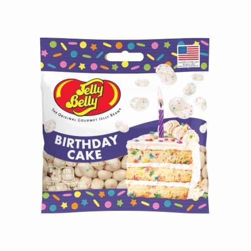 Jelly Belly Birthday Cake Peg Bag Confection - Nibblers Popcorn Company