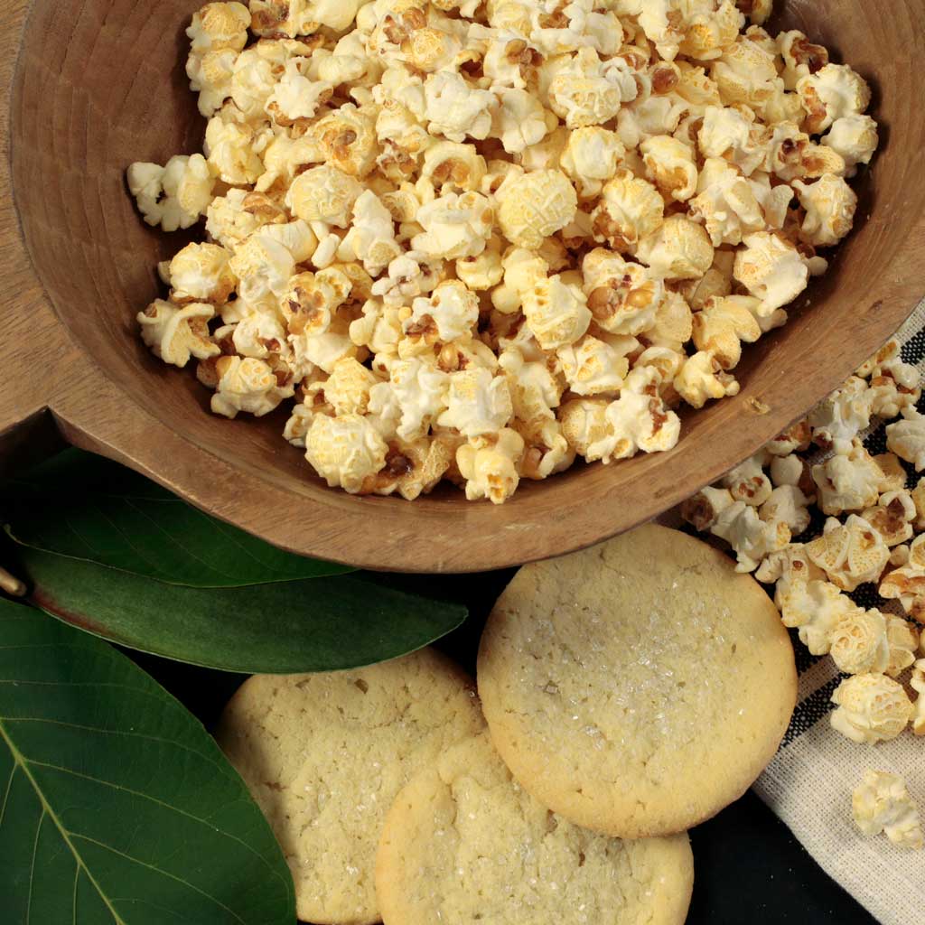 Sugar Cookie Popcorn - Nibblers Popcorn Company