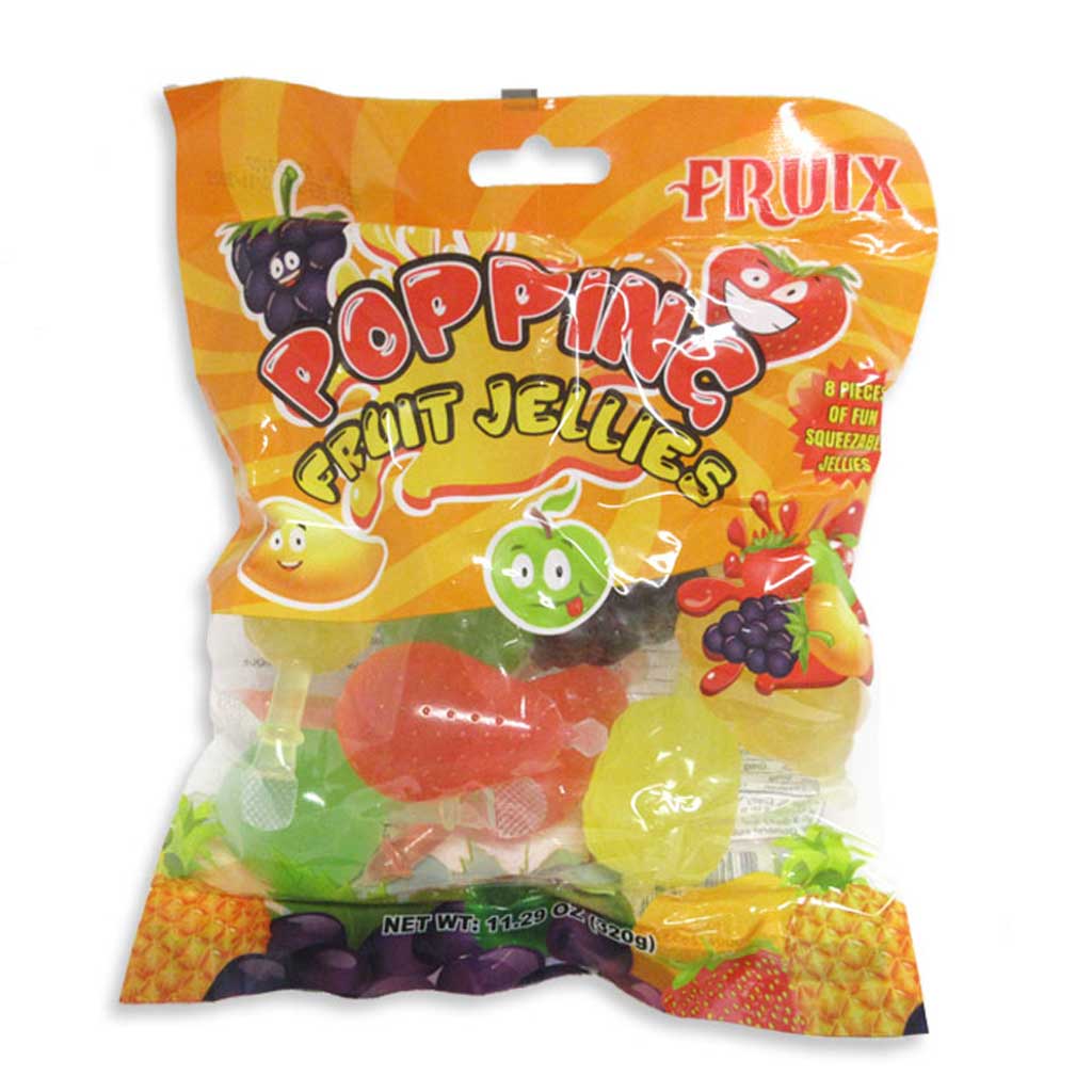 Popping Fruit Jellies Confection - Nibblers Popcorn Company