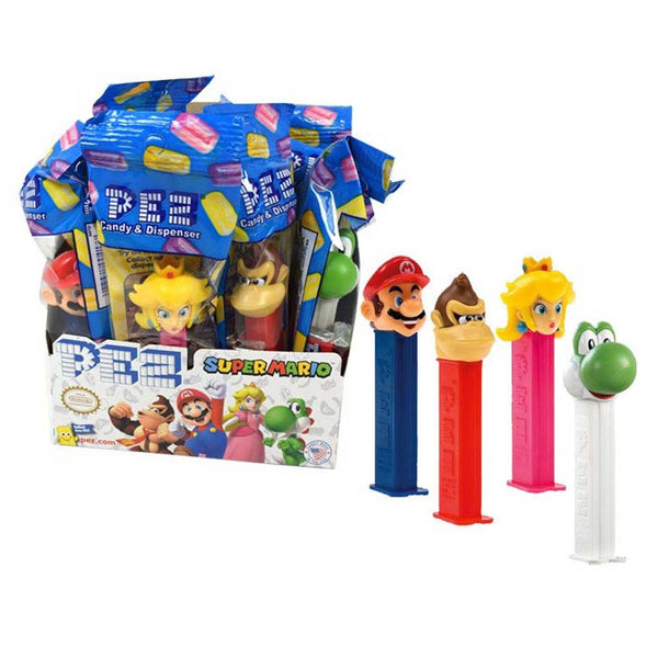 Pez Dispensers Nintendo Mario Nibblers Popcorn Company