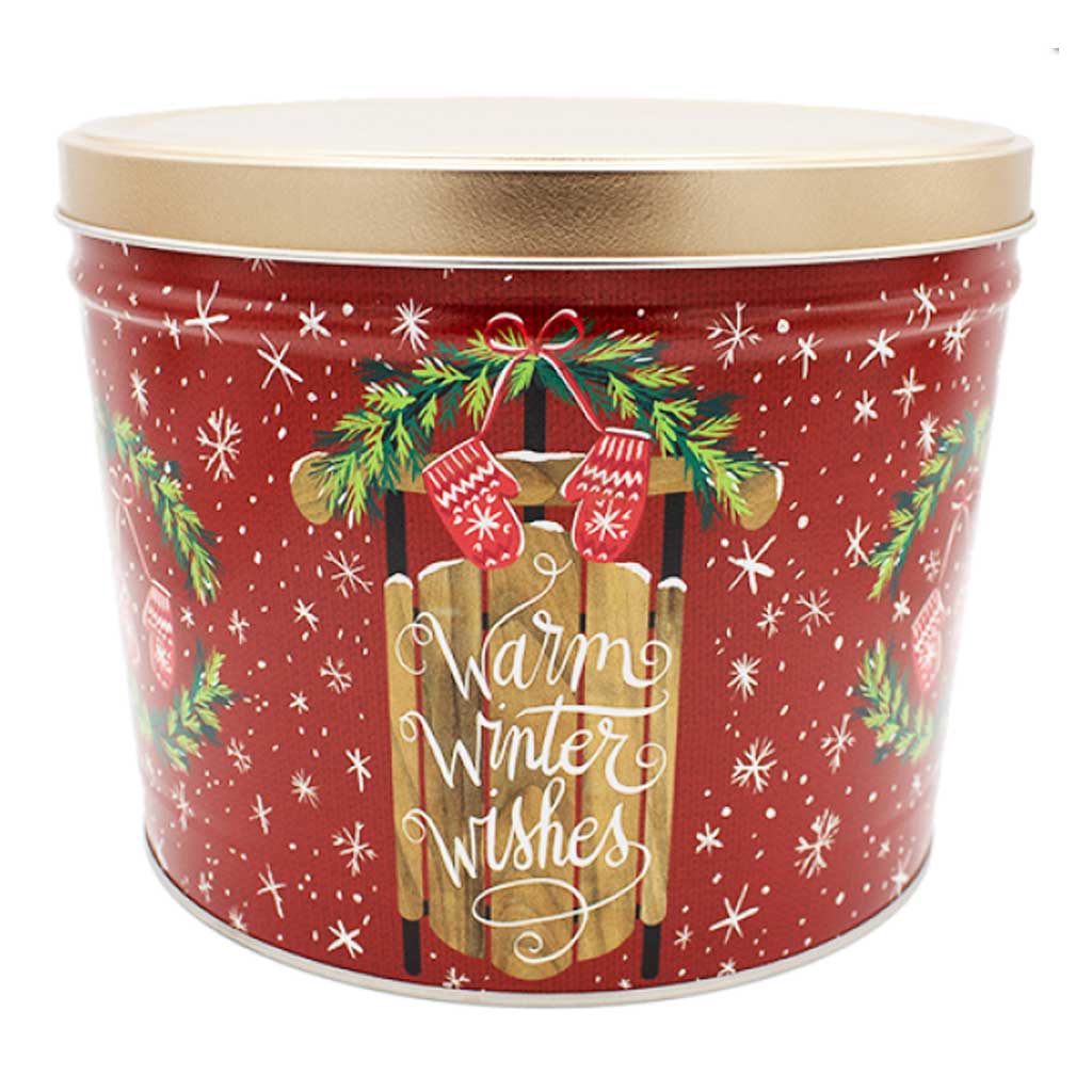 Warm Winter Wishes Tin